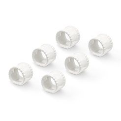 Obrączki na serwetki porcelanowe 6 sztuk MESTIERE WHITE