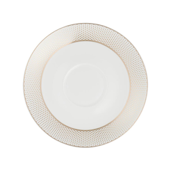 Spodek pod filiżankę 15 cm porcelanowy MARILYN