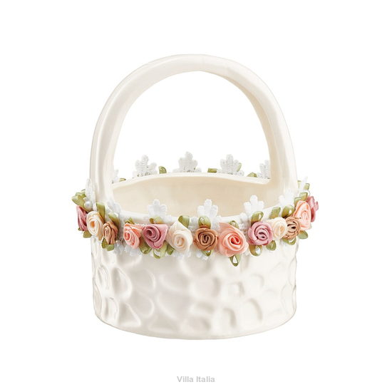 Koszyczek wielkanocny porcelanowy 15 cm PRIMAVERA