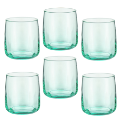 Komplet szklanek morskich 310 ml 6 sztuk GLOSSY