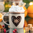 Kubek porcelanowy dekorowany 350 ml MONDI 1