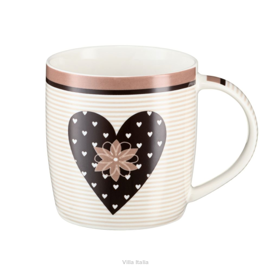 Kubek porcelanowy dekorowany 350 ml MONDI