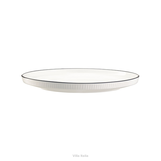 Elegancki talerz deserowy porcelanowy do jadalni na stół