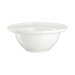 Miska na sałatkę porcelanowa z ozdobnym rantem tłoczonym wzorem