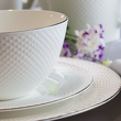 Talerz głęboki porcelanowy platynowa linia 23 cm BARI PLATIN 2