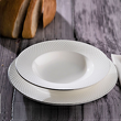 Talerz głęboki porcelanowy platynowa linia 23 cm BARI PLATIN 5