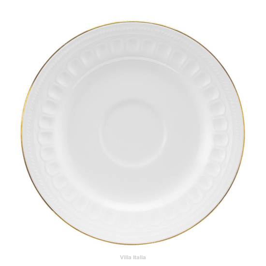  Spodeczek pod filiżankę ze złotą linią