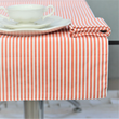 Bieżnik dwustronny w paski i prążki 45x145 cm pomarańczowy LINEA 5