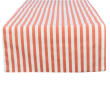 Bieżnik dwustronny w paski i prążki 45x145 cm pomarańczowy LINEA  9