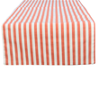 Bieżnik dwustronny w paski i prążki 45x145 cm pomarańczowy LINEA 9