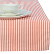 Bieżnik dwustronny w paski i prążki 45x145 cm pomarańczowy LINEA 10
