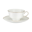 Filiżanka do herbaty porcelanowa 200 ml ze spodkiem DENISE 1
