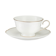 Filiżanka do herbaty porcelanowa 200 ml ze spodkiem DENISE 1