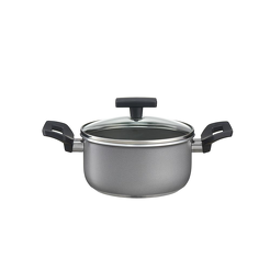 Garnek z pokrywką 16 cm GREY