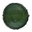 Talerz do ciasta szklany 24 cm GREEN AURA 2