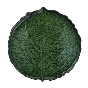 Talerz do ciasta szklany 24 cm GREEN AURA