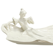Talerz porcelanowy z nimfą 34 cm CLARA Ivory 1
