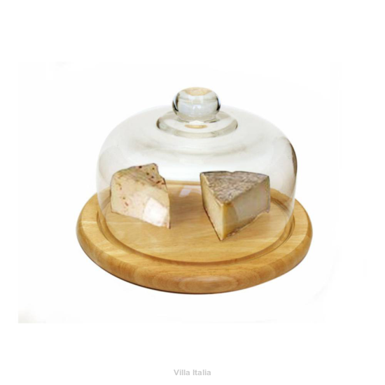 Deska do serów ze szklanym kloszem 25 cm TAGLIERE