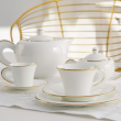 Filiżanka do espresso porcelanowa 100 ml ze spodkiem NAOMI GOLD 5