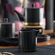 Mlecznik czarny porcelanowy GAJA BLACK 1