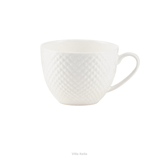Filiżanka bez spodka porcelanowa 250 ml BARI WHITE