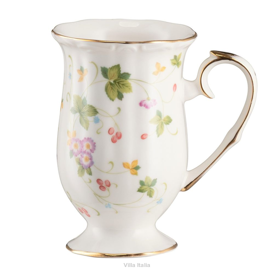 Kubek porcelanowy dekorowany złota linia 300 ml WALENCJA Ivory