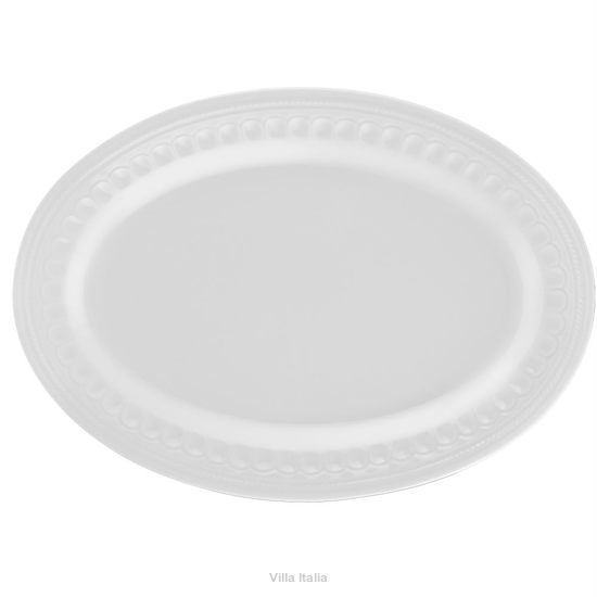 Półmisek owalny porcelanowy 31 cm MESYNA WHITE