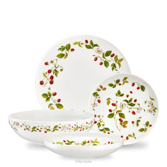 Serwis obiadowy porcelanowy na 6 osób FRAGOLETTA