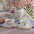 filiżanka ręcznie dekorowana złotem porcelanowa do jadalni