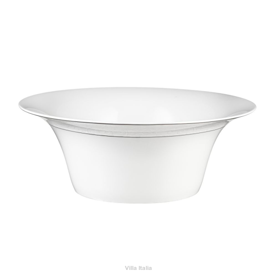 Salaterka porcelanowa Miseczka 14 cm platynowa linia MUREN platin 