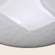 Talerz deserowy śniadaniowy  porcelanowy 21 cm MUREN WHITE 2