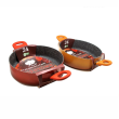 Garnek niski czerwony 28 cm HOTSTONE 2