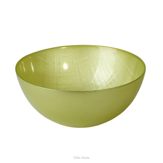 Salaterka szklana 22 cm PAOLA green 