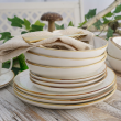Talerz głęboki 21 cm porcelanowy AMMOS 6