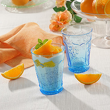 Szklanka wysoka niebieska 300 ml ESTILO 4
