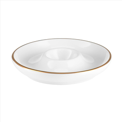 Kieliszek na jajko porcelanowy PLUS GOLD