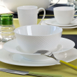 Zestaw kubków porcelanowych 350 ml 6 sztuk BARI WHITE 1
