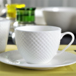 Zestaw kubków porcelanowych 350 ml 6 sztuk BARI WHITE 2