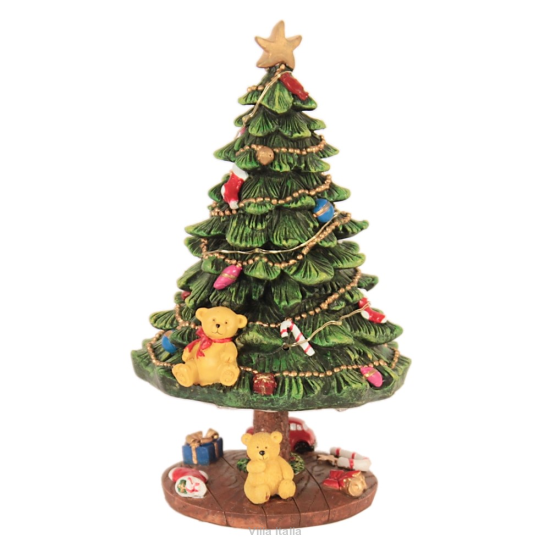 Choinka z pozytywką 21 cm Santa Claus