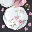Talerz do ciasta porcelanowy 25 x 25 cm SPIRIT of JAPAN 1