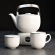 Kubek do kawy herbaty 350 ml porcelanowy PLUS PLATIN 1