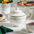 Dzbanek porcelanowy z platyną