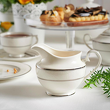 pojemny mlecznik porcelanowy z platyną