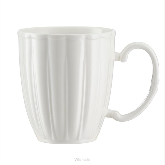 kubeczek porcelanowy retro biały