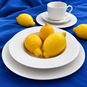 Zestaw obiadowo kawowy dla 1 osoby porcelanowy UNICO 6