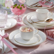 Serwis obiadowo kawowy na 6 osób porcelanowy IDALIA 10