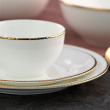 Serwis obiadowo kawowy porcelanowy na 6 osób CAMILLA 9