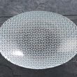 Salaterka szklana owalna 32 cm DIAMOND 4