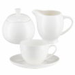 Serwis obiadowo kawowy porcelanowy na 12 osób BOSTON white 9