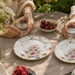 Talerzyk deserowy porcelanowy 20 cm ISABELLE 2